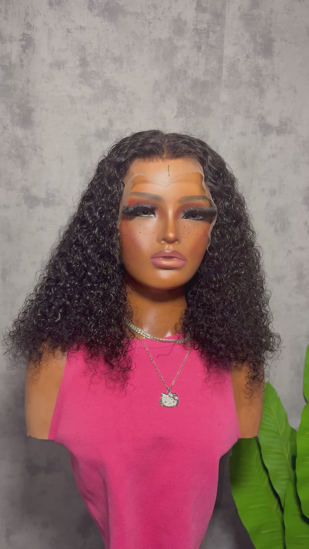 Vietnamese Burmese Curly Wig